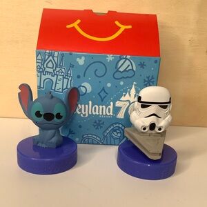 2025 McDonald’s Disneyland 70th Anniversary Happy Meal Toy Stitch & Stormtrooper
